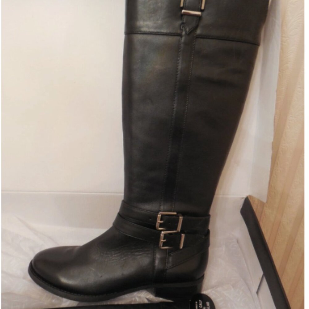 INC International Concepts Frank ll Boots Black, Size 8 M